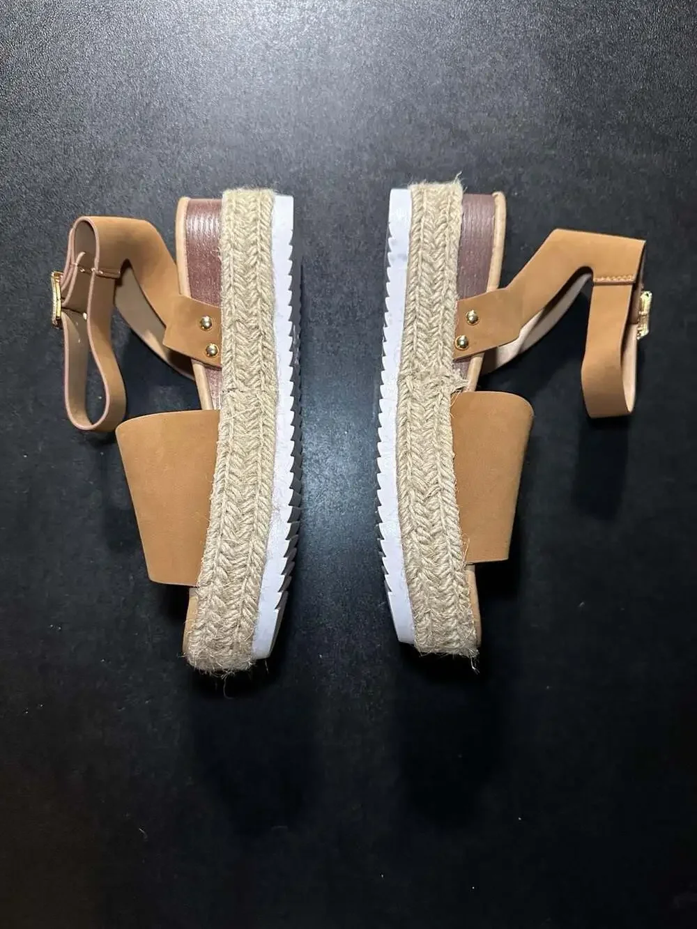 Forever Sensational Tan Platform Espadrille Sandals